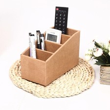 Paper Desktop Stationery Remote Cosmetic Storage Box Holder Container Organizer