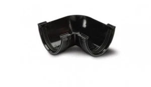 Polyrohr 117 mm Polyflow Deepflow Dachrinnenwinkel 90 Grad in schwarz RD503 - Bild 1 von 1