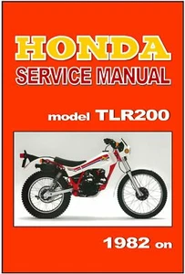 HONDA Workshop Manual TLR200 Reflex 1982 1983 1984 1985 1986 1987 Service Repair - Picture 1 of 6