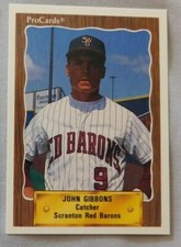 1990 Pro Cards Scranton/Wilkes-Barre Red Barons Baseball Card Pick one
