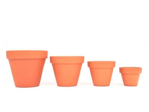 Pentole in Terracotta - Mini, S, M, L & XL Piantatrici, Pentole - Varie Dimensioni (pentole in CM) - Foto 1 di 6