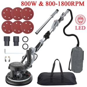 Drywall Sander Electric Variable Speed Foldable Wall Sander w/ Auto Dust Removal - Picture 1 of 8