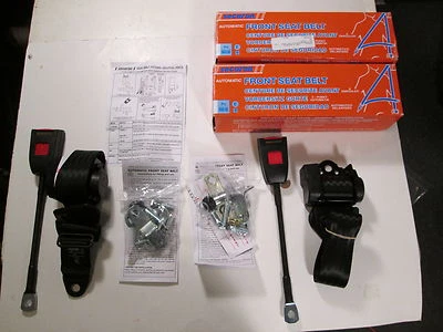 Nuevo par de cinturones de seguridad de inercia cinturón de seguridad para Triumph TR6 1973-1976 hecho en el Reino Unido Foto 1 de 2