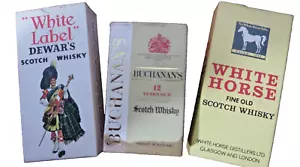 3 MIgnon di Scotch Whisky da Collezione WHITE LABEL - BUCHANAN'S -WHITE H - Foto 1 di 5