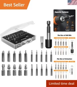 Damaged Screw Extractor Set, 22 PCS Easy Out Stripped Screw Extractor Kit, Al... - Picture 1 of 10