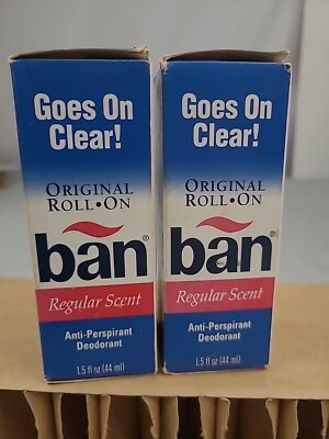 2x Antitranspirante Roll-On Polvo Vintage Ban Aroma Fresco Foto 1 de 4