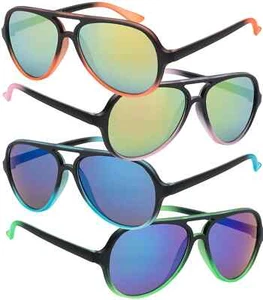 Children Pilot Sunglasses Designer Modern Cool Summer 30550 - Picture 1 of 17