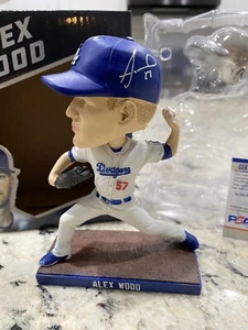 ALEX WOOD DODGERS SIGNED SGA BOBBLEHEAD PSA COA World Series 2020 Autographed - Picture 1 of 6