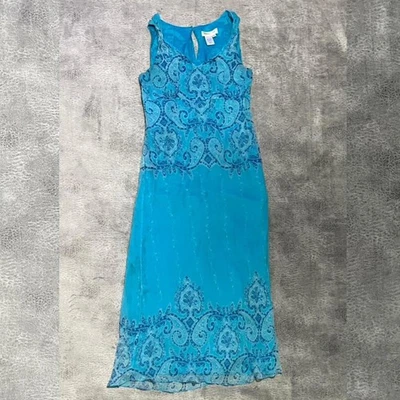 Vintage silk coldwater creek maxi dress - Image 1 of 4