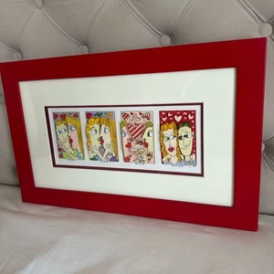 JAMES RIZZI "KISS-KISS-BANG-BANG" Edición Litográfica Autografiada y Enmarcada - Imagen 1 de 7