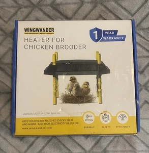 Chicken Brooder Heater 12W For 20 Chicks Adjustable Height Plate - Picture 1 of 3