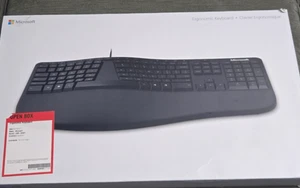 Microsoft LXM-00001 USB 2.0 Ergonomische Tastatur OVP GEBRAUCHT - Bild 1 von 20