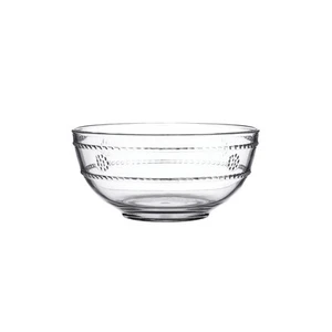 Isabella Acrylic Berry Bowl, Clear Acrylic Glass - Unbreakable, Embossed Serv... - Picture 1 of 6