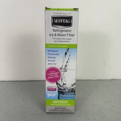 Filtro de agua helada para nevera Maytag UKF8001 OEM filtro nuevo caja abierta sellado Foto 1 de 4
