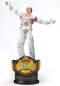 WWE Shawn Michaels Championship Title Collection 16" Statue [BIB] - Picture 1 of 7
