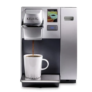 Keurig K155 Commercial Single Cup  K-Cup Pod Coffee Maker, Silver - Picture 1 of 5