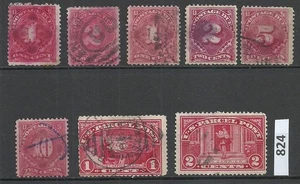 Estampillas postales mixtas de Estados Unidos - Números usados - Lote surtido - Imagen 1 de 2