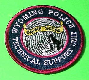 WYOMING MICHIGAN MI 3 1/8" CRIME SCENE TECHNICAL SUPPORT UNIT POLICE PATCH - Picture 1 of 1