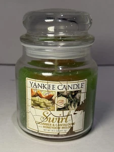 Yankee Candle Retired Swirl Cucumber & Cantaloupe/Honeydew Melon 14,5 Oz NEU - Bild 1 von 2