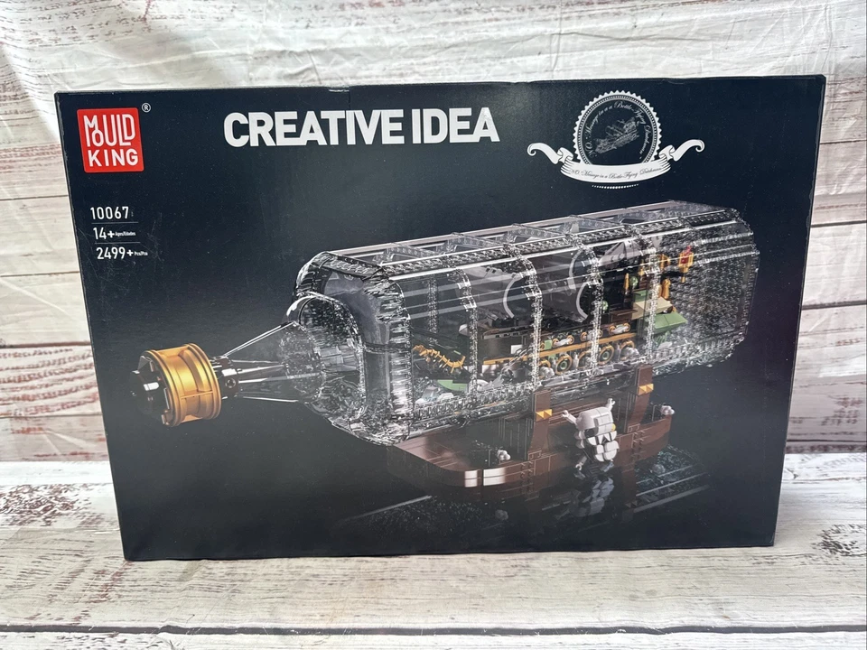 Mould King 10067 Flying Dutchman Pirates of the Caribbean Bottled Pirate Ship - Image 1 of 4