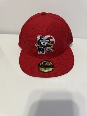 Gorra ajustada Portland Sea Dogs MiLB talla 7 1/4 práctica de bateo Medias Rojas Foto 1 de 4