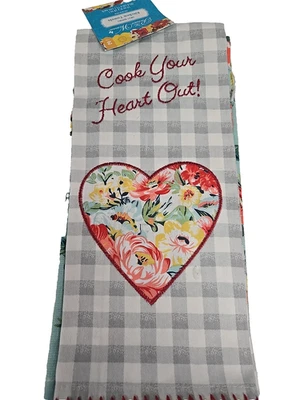 Juego de 2 toallas de cocina Pioneer Woman 2020 Sweet Romance nuevas Foto 1 de 4