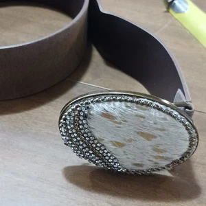 Chicos Statement Gürtel große Schnalle Leder - Bild 1 von 7