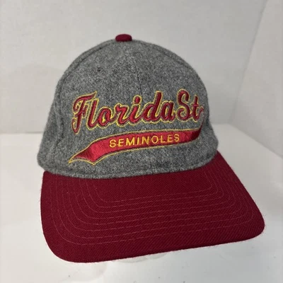 Vintage Florida State Seminoles Hat SnapBack Starter 90’s Colorblock Wool - Image 1 of 4