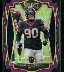 2020 Panini Select #194 Ross Blacklock Purple Prizm Die Cut - Picture 1 of 2