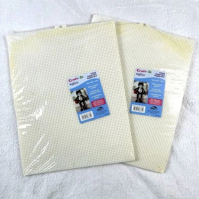 Craft It Uniek White Plastic Canvas Sheets Quick Count - 12 Pcs - Image 1 of 3
