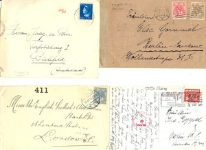 NETHERLANDS 1915/44 - 11 x COVER/ CARD - CENSORS -F/VF  - Picture 1 of 8