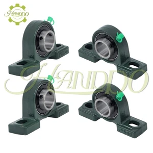 4× UCP205-16 Pillow Block Bearing 1" Bore 2 Bolt Flange Mounted Self-Alignment - Picture 1 of 10