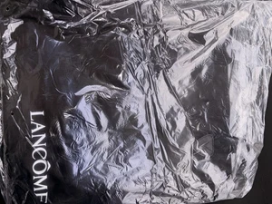 Lancome Black Shopping Tote Bag  Black White Logo - New - Rare B72 - Picture 1 of 4