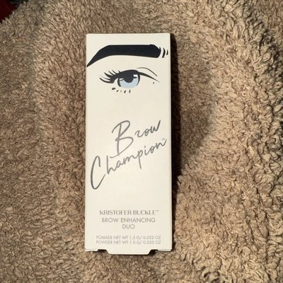 Kristofer Buckle Brow Champion Brow Enhancing Duo Pomade Powder ~ BLONDE ~ NEW!! - Image 1 of 2