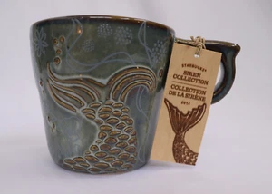 Starbucks Siren Collection 2014 Mermaid Tail Blue 12oz Coffee Cup, Never Used - Picture 1 of 9