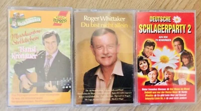 3 MCs Schlager Volksmusik Roger Whittaker Hansl Krönauer - Bild 1 von 4