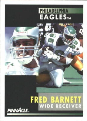 1991 Pinnacle #124 Fred Barnett - NM-MT - Image 1 of 2
