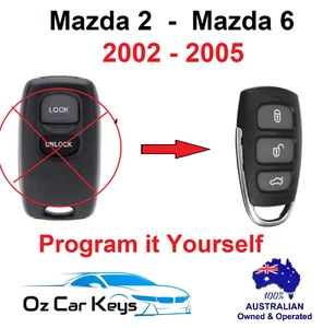 REMOTE NO KEY FOR FOR MAZDA 2 6 2002 2003 2004 2005 NEW DESIGN 41803 - Picture 1 of 9