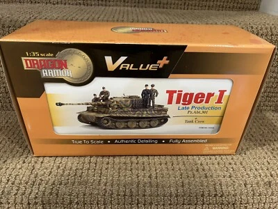Dragon Armor 1:35 Tiger I Late Production, Pz.Abt. 301 & Tank Crew (5) No. 61036 - Image 1 of 4