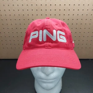 PING G5 Red Adjustable Embroidered Hat/Cap Golf - Picture 1 of 5