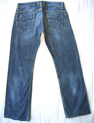 Jeans rectos Diesel Safado para niños talla 16 o 32 x 28 100 % algodón desgastado Foto 1 de 4