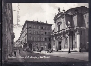 Cartolina Modena Chiesa S. Giorgio e Via Farini Caffè Liquori Novi HD500 - Picture 1 of 1