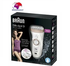 Braun Silk-Epil 9 9-561 Wet&Dry Bronzo Epilatore Elettrico senza Fili -UNIESSECI