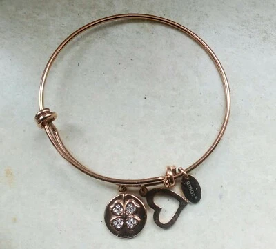 Armreif Armspange "Amor" Steel Rotgold Dehnbar - Bild 1 von 4