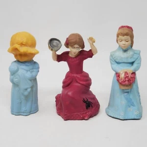 Avon Vintage Perfume Bottle Figure Lot Little Miss Muffet Dream Girl Flower Girl - Bild 1 von 8