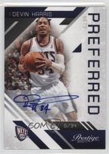 2010-11 Prestige Preferred Signatures /25 Devin Harris #4 Auto
