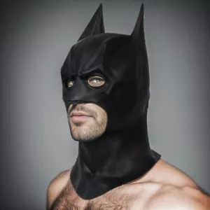 Batman Mask costume Adults Fancy Dress Theme cosplay latex halloween party - Picture 1 of 8