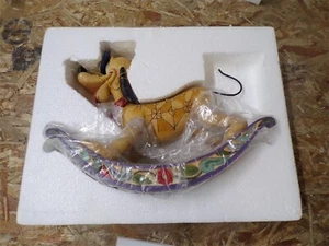 Jim Shore Treuer Freund Pluto Hund Schaukelpferd Walt Disney Traditions - Bild 1 von 2