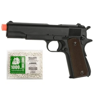 Airsoft Gas Blowback GBB Pistol - SR1911 Semi Auto 320 FPS Metal 15 Round 6mm BB - Picture 1 of 7