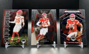 PATRICK MAHOMES (3) Card Lot 2023 Mosaic National Pride TD Masters + 2021 Select - Picture 1 of 2